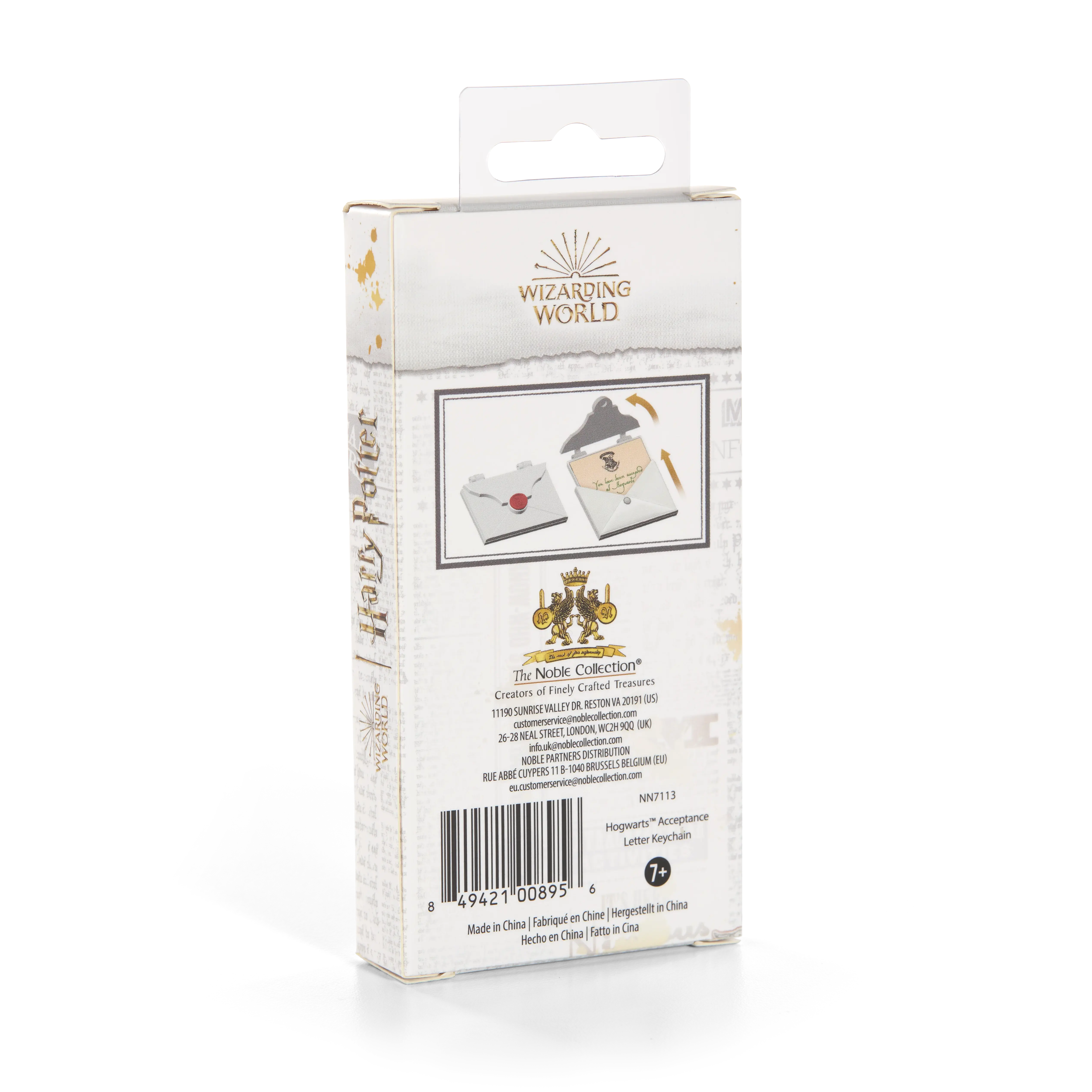 Hogwarts Acceptance Letter Keychain - Olleke Wizarding Shop Amsterdam