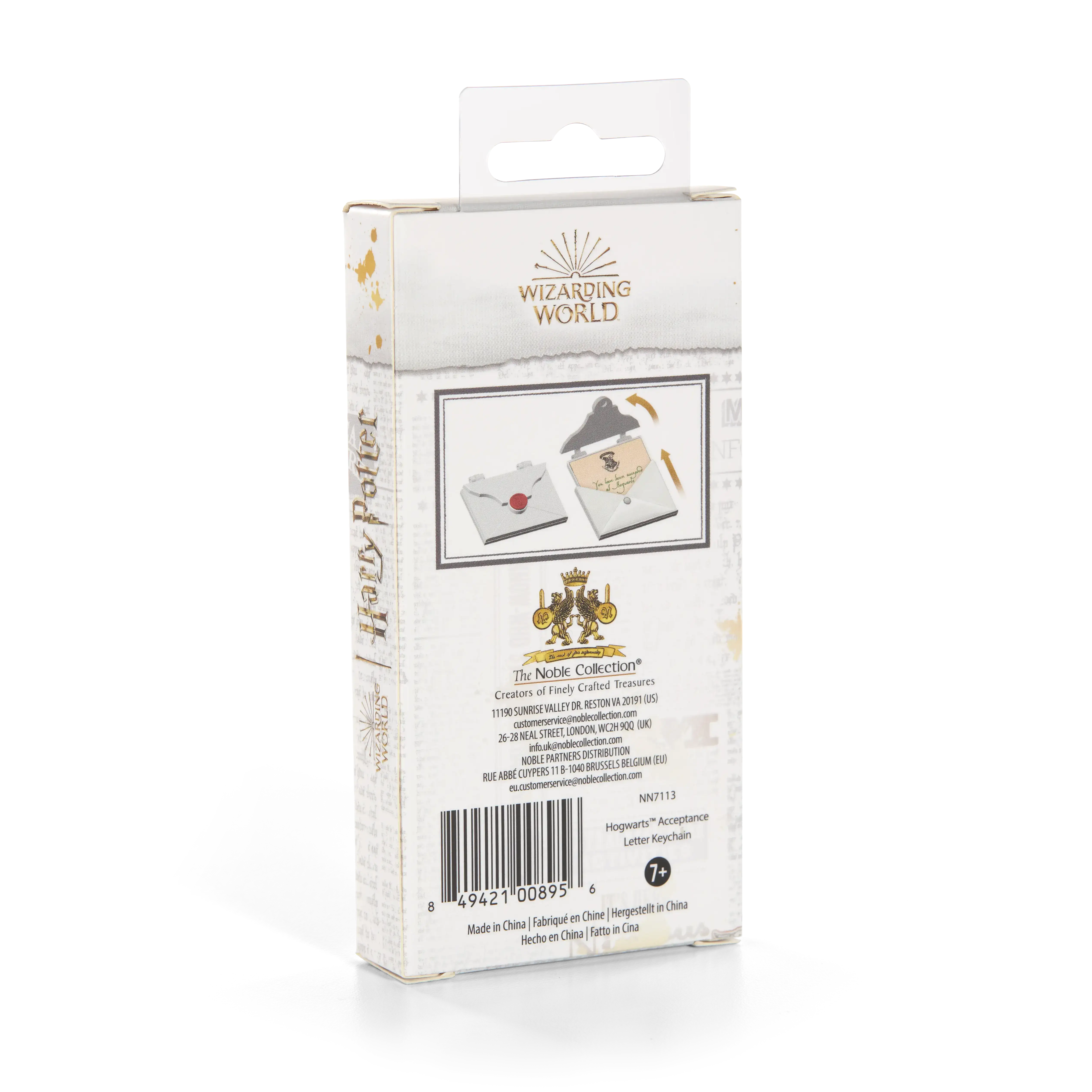 Hogwarts Acceptance Letter Keychain - Olleke Wizarding Shop Amsterdam