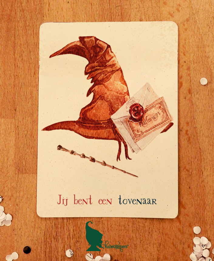 Jij bent een tovenaar - Olleke Wizarding Shop Amsterdam