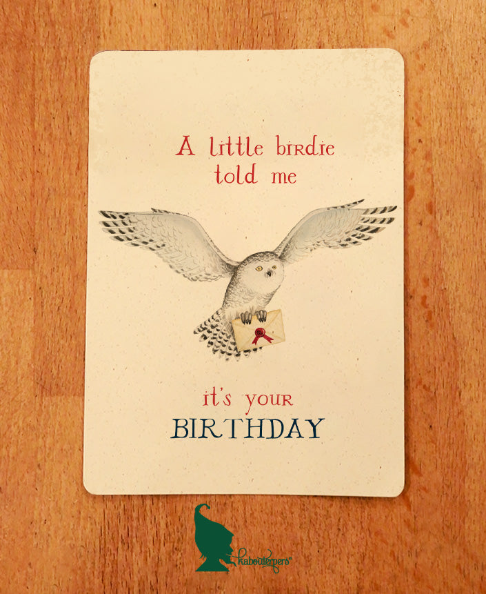 A little birdie told me it's your Birthday - Olleke Wizarding Shop Amsterdam