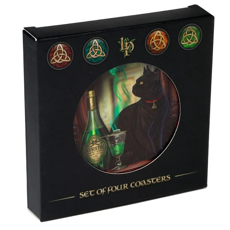 Magic Cat coaster set - Olleke Wizarding Shop Amsterdam