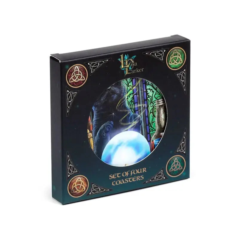 Lisa Parker Magical Cats Set of 4 Cork Coasters - Olleke Wizarding Shop Amsterdam