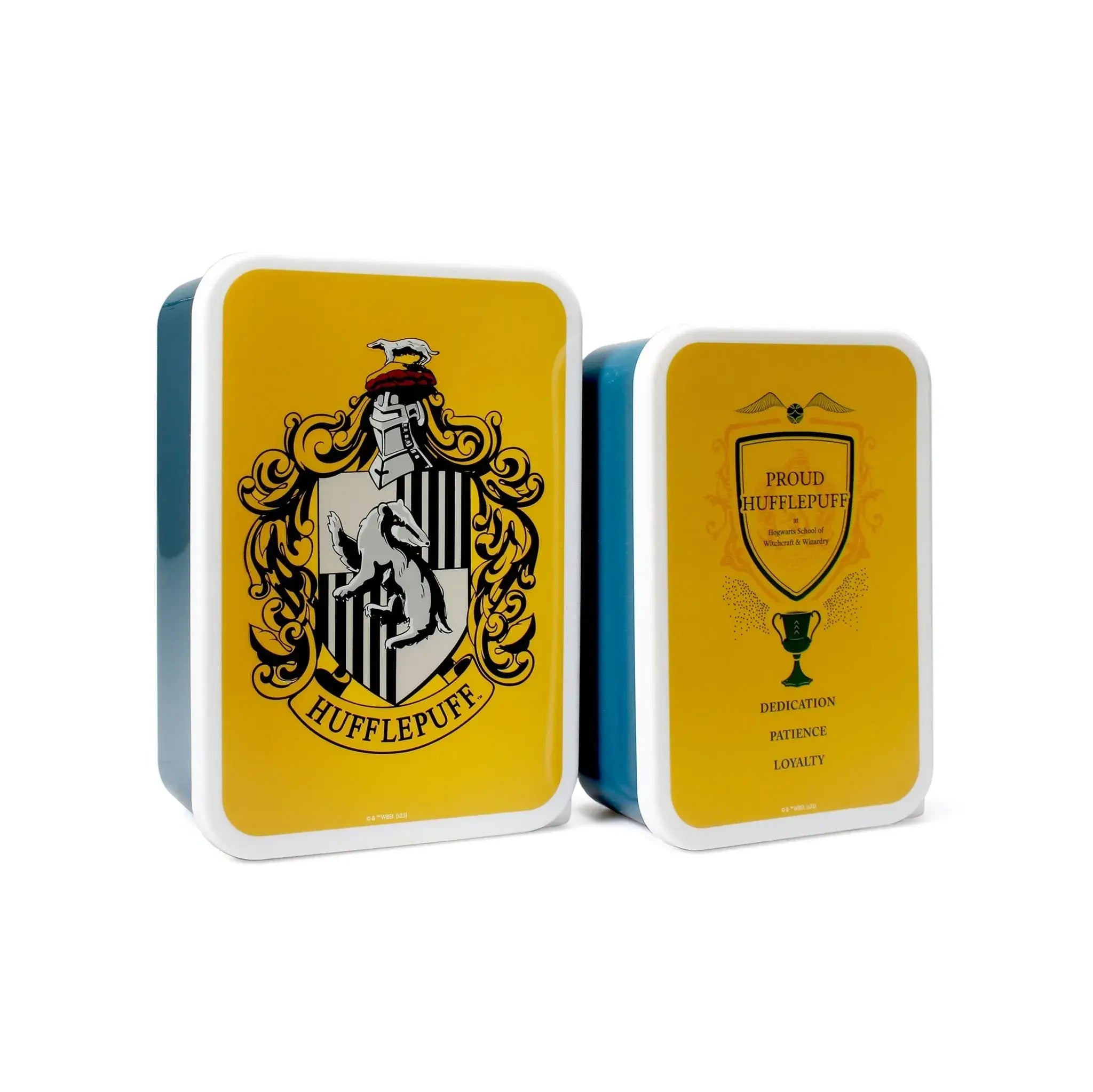 Harry Potter Snack Boxes Set of 2 Hufflepuff - Olleke Wizarding Shop Amsterdam