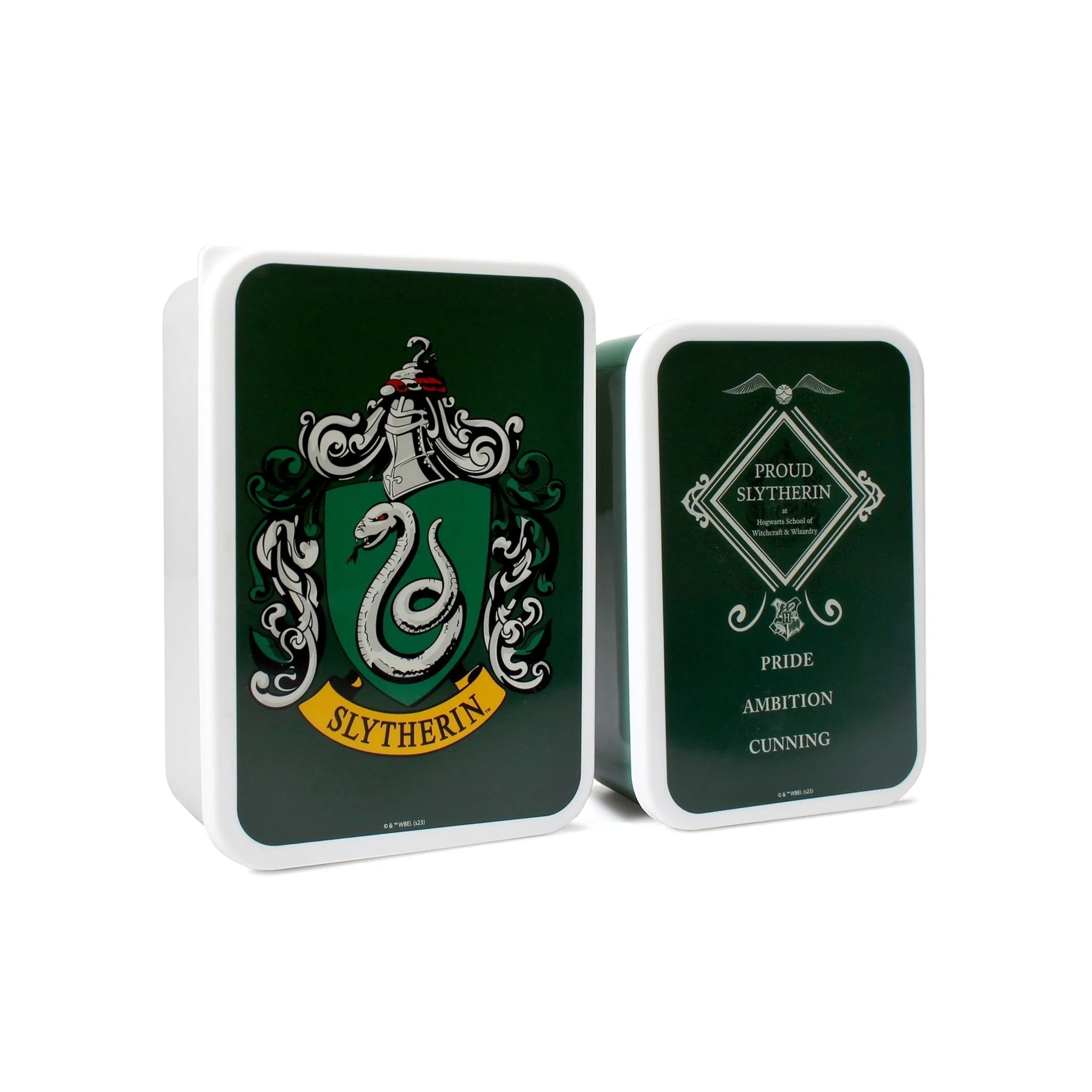 Harry Potter Snack Boxes Set of 2 Slytherin - Olleke Wizarding Shop Amsterdam