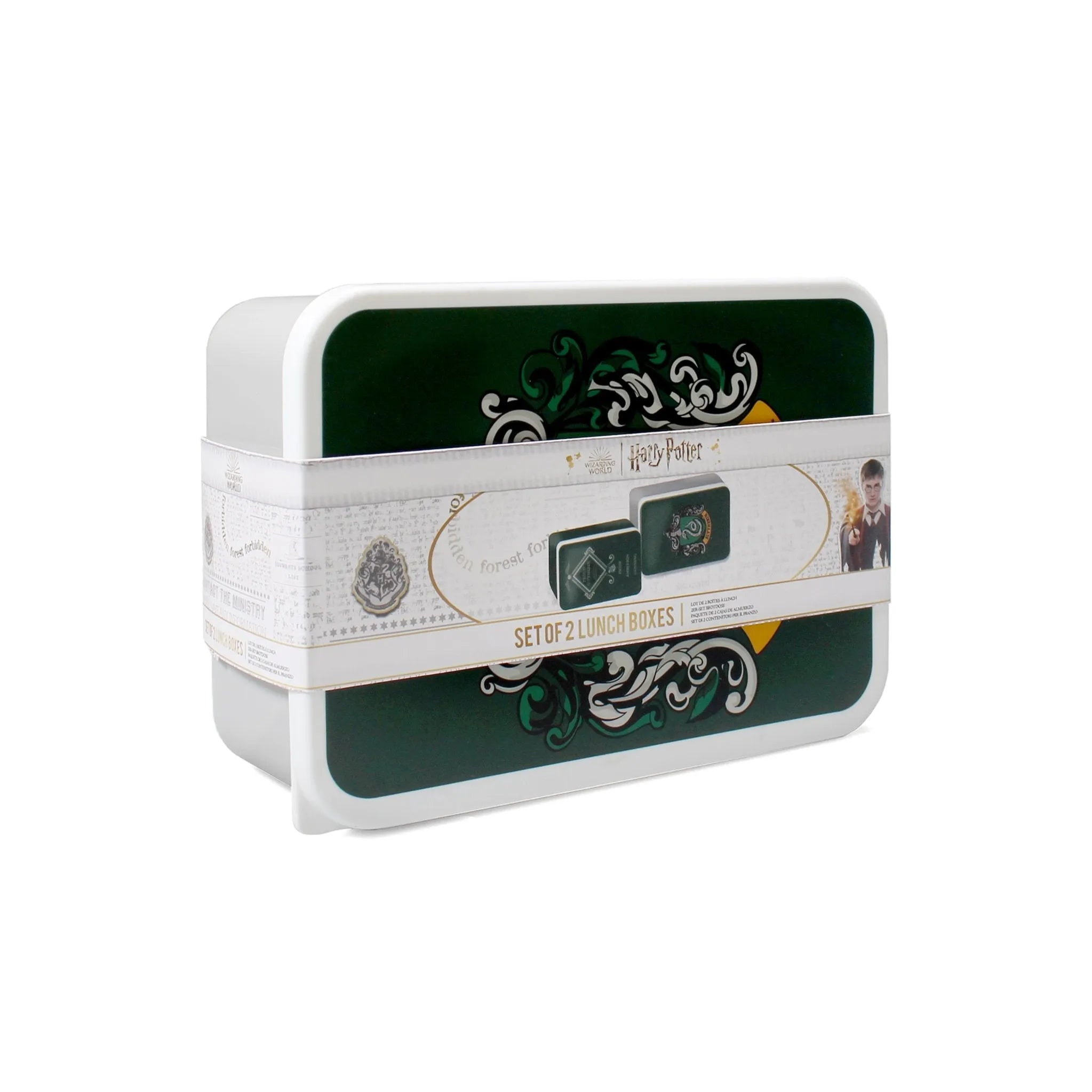 Harry Potter Snack Boxes Set of 2 Slytherin - Olleke Wizarding Shop Amsterdam