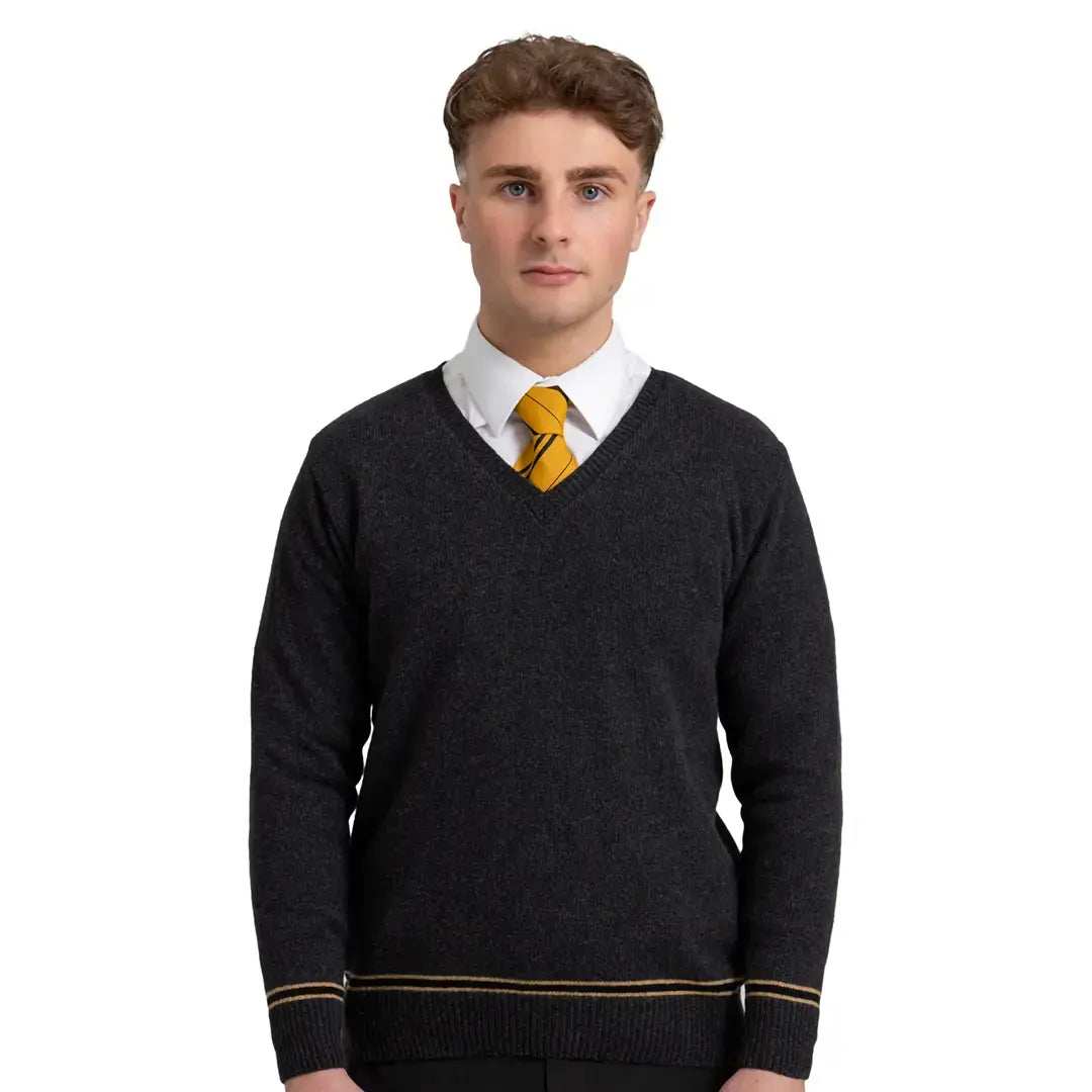 Hufflepuff V-Neck Sweater - Olleke Wizarding Shop Amsterdam