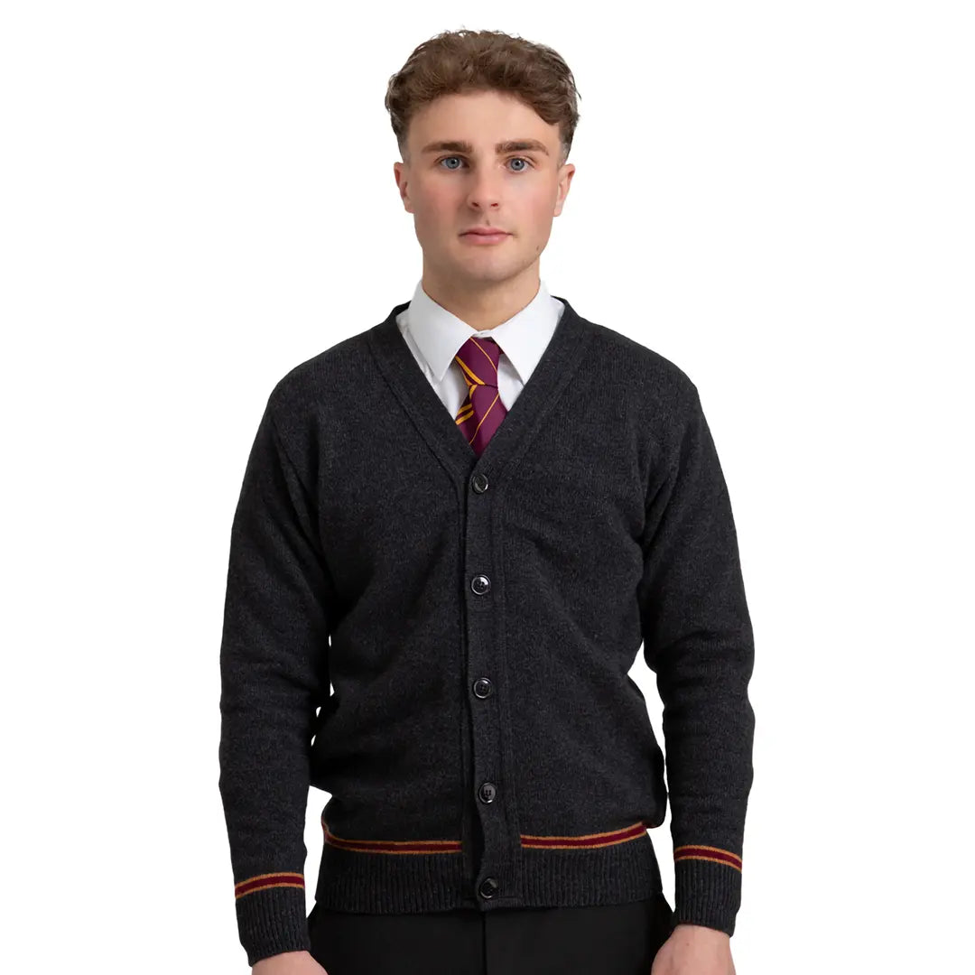 Gryffindor V-Neck School Cardigan - Olleke Wizarding Shop Amsterdam