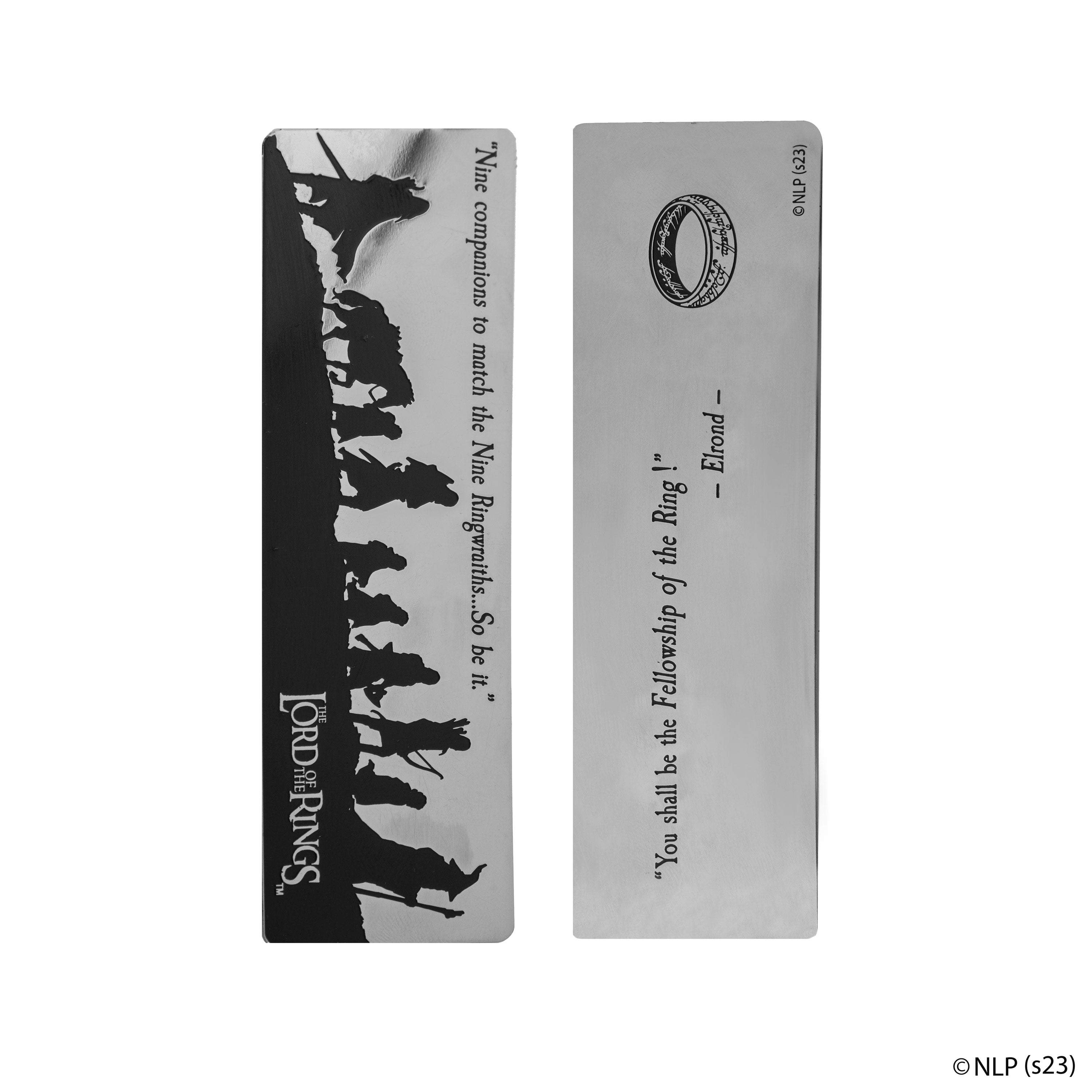 Fellowship of the Ring Metal Bookmark - Olleke Wizarding Shop Amsterdam