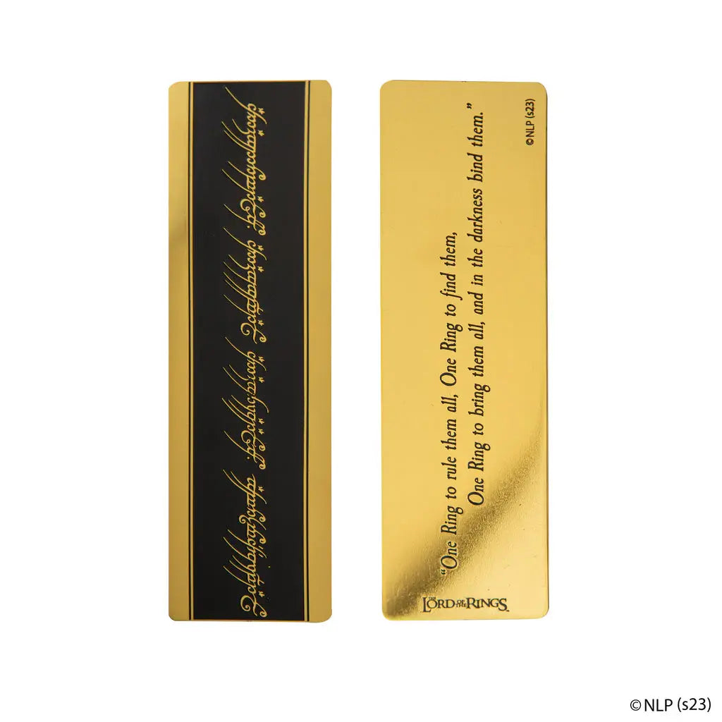 One Ring Metal Bookmark - Olleke Wizarding Shop Amsterdam