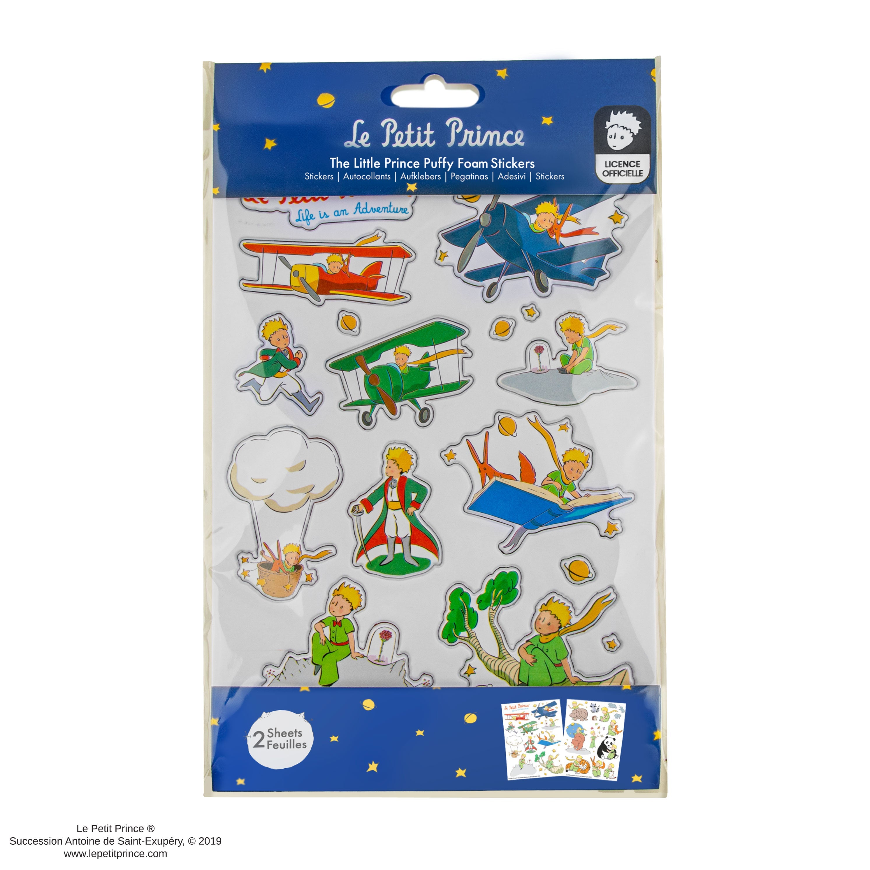 The Little Prince Puffy Stickers - Olleke Wizarding Shop Amsterdam
