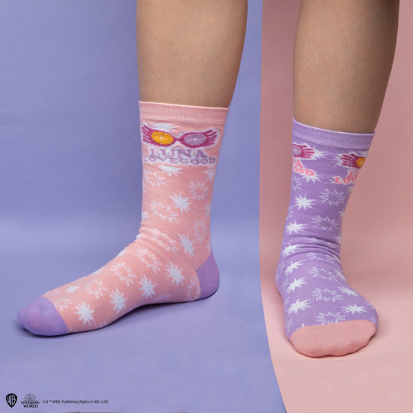 Harry Potter Set of 3 Luna Lovegood Socks