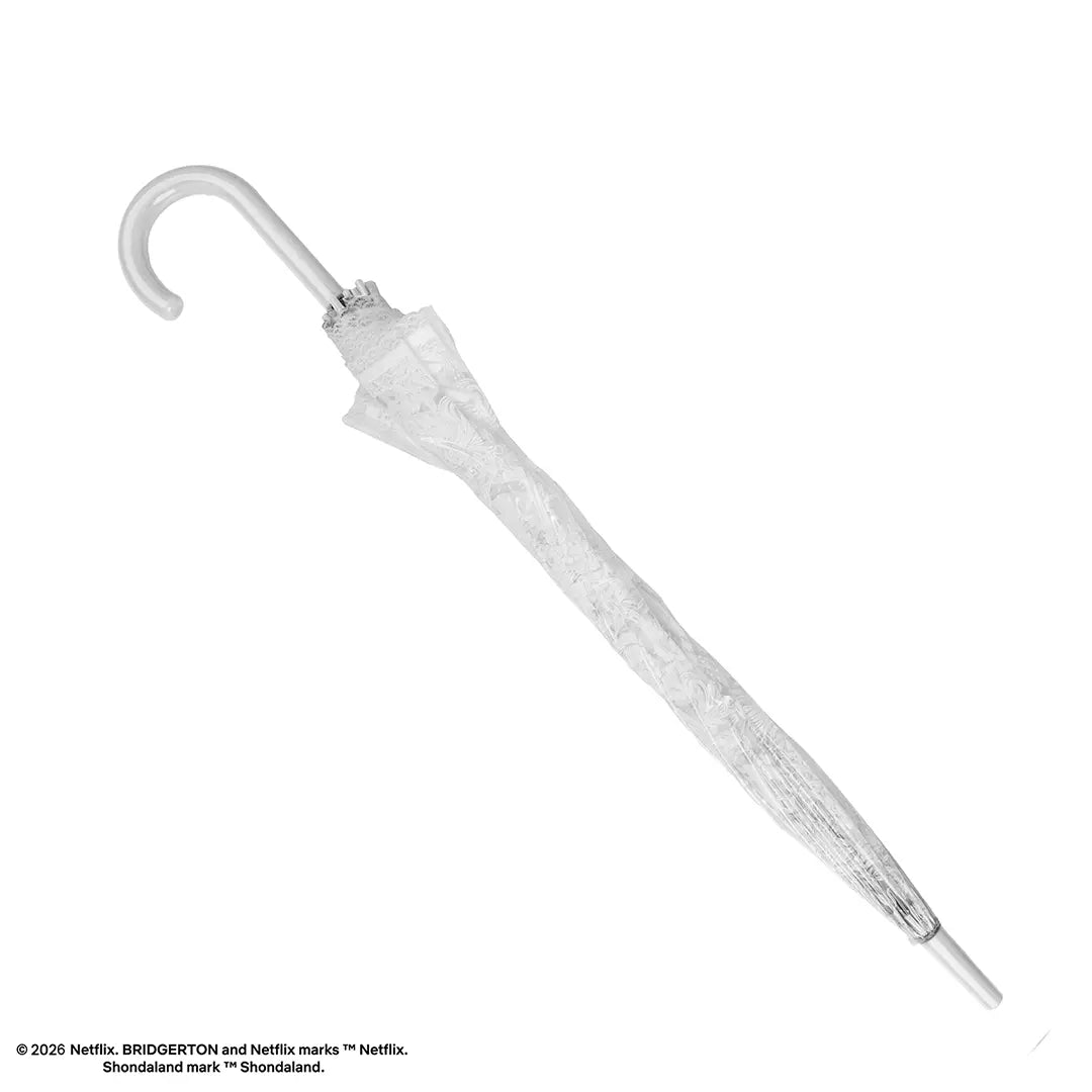 Bridgerton White Lace Umbrella
