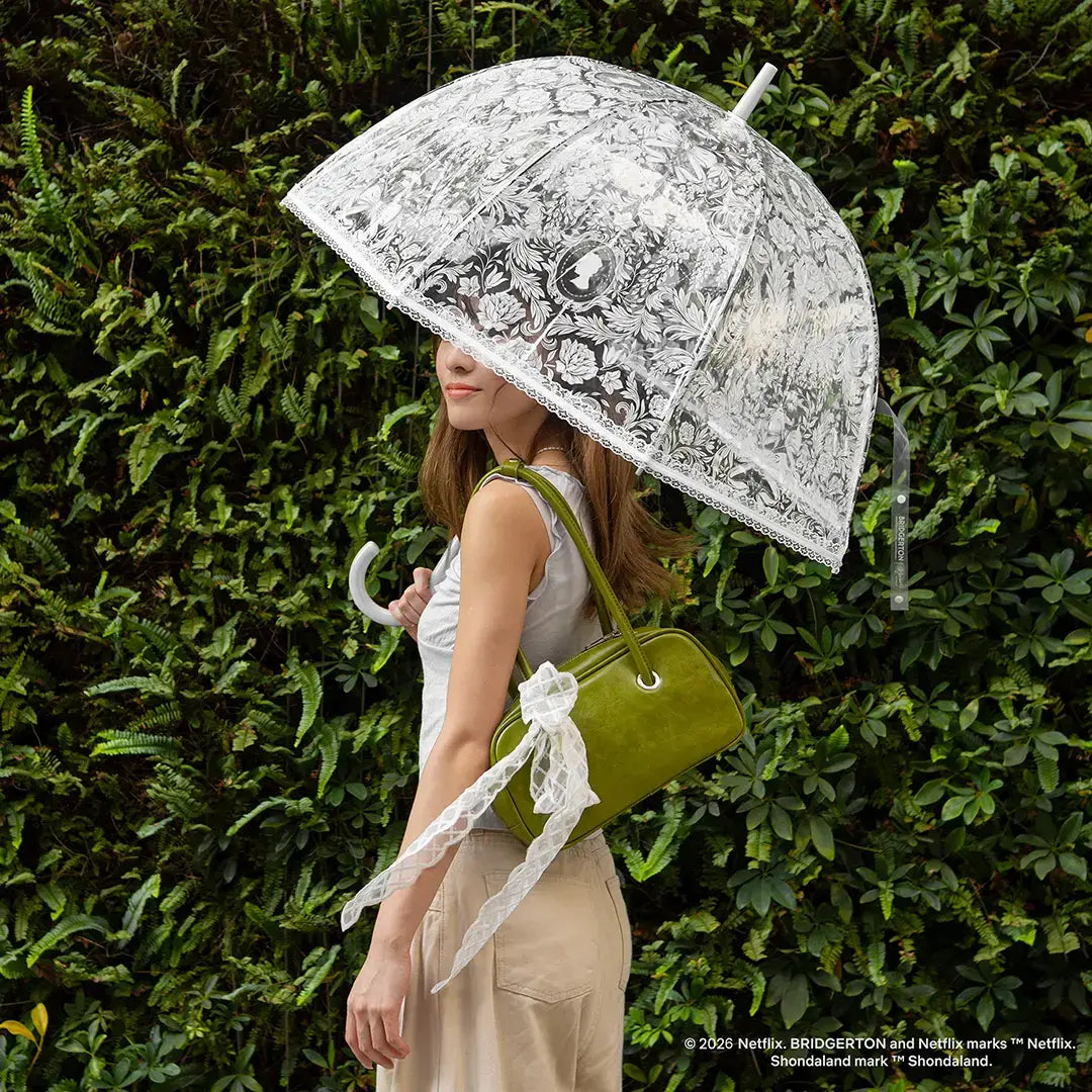 Bridgerton White Lace Umbrella - Olleke Wizarding Shop Amsterdam