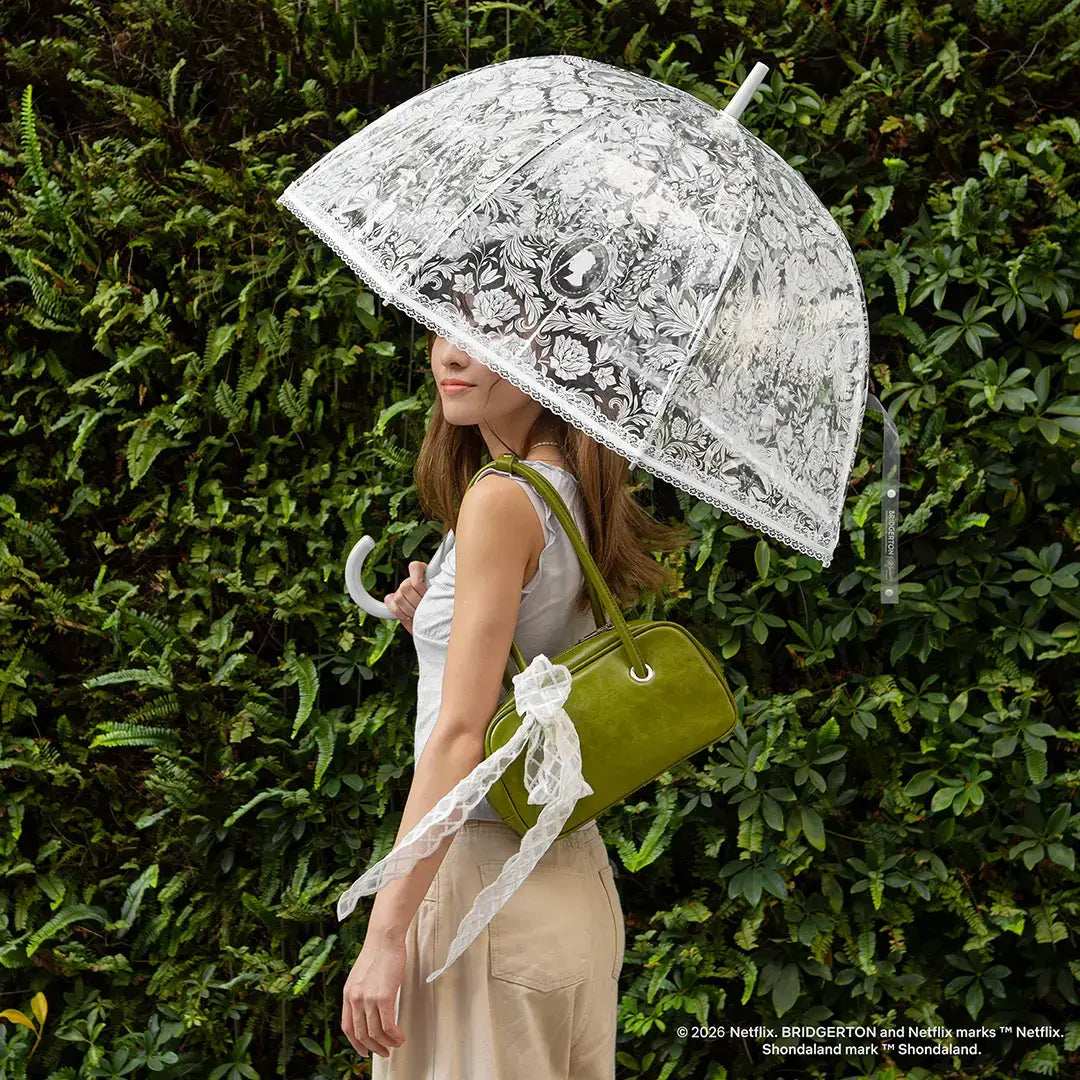 Bridgerton White Lace Umbrella - Olleke Wizarding Shop Amsterdam