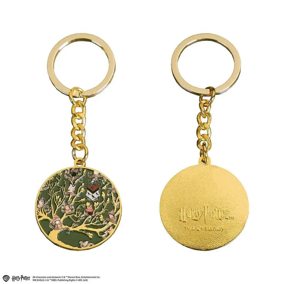 Black Cinéreplicas family key ring with detailed family figure design, ideal for fans and collectors.