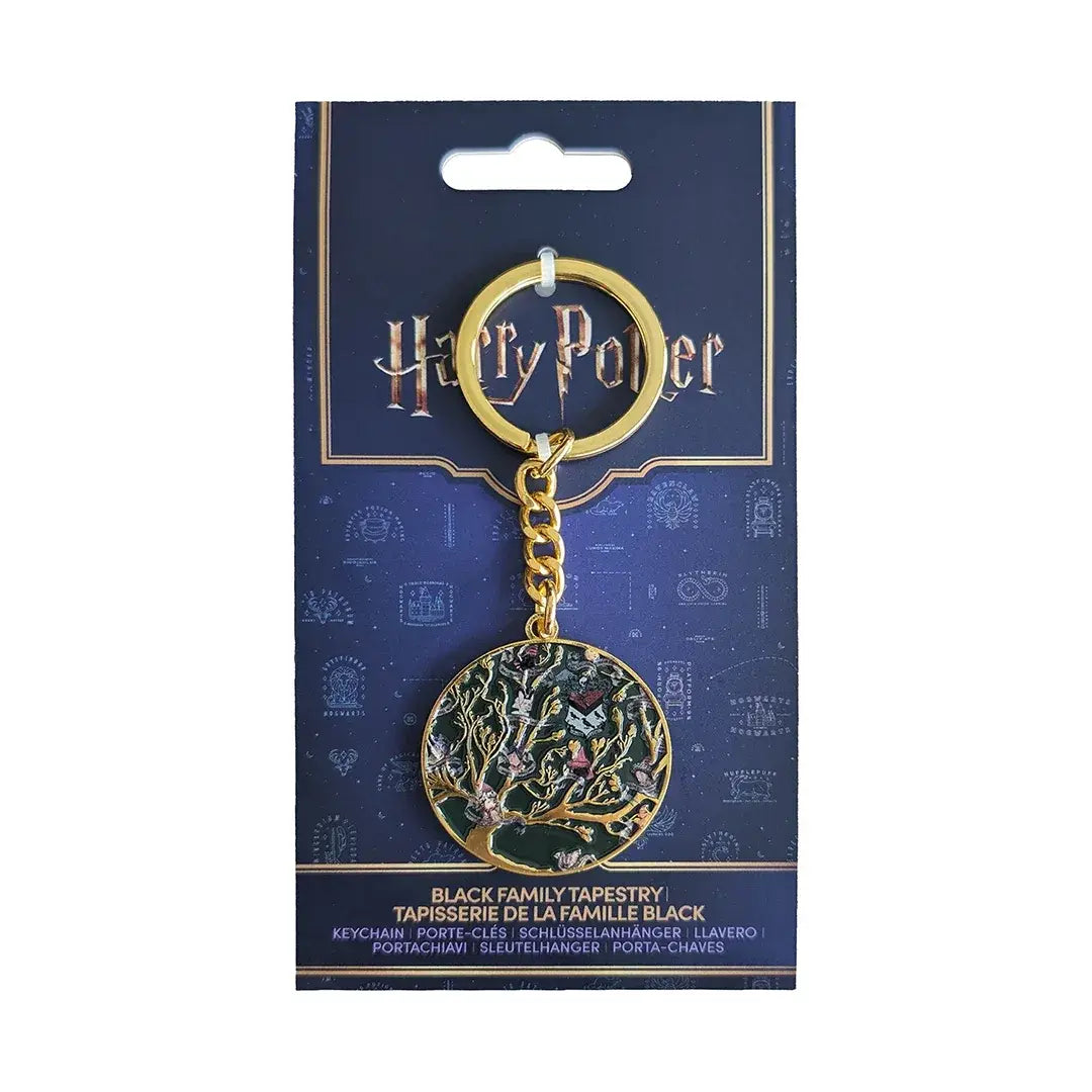 Black family key ring by Cinéreplicas featuring a detailed design, perfect for fans and collectors.