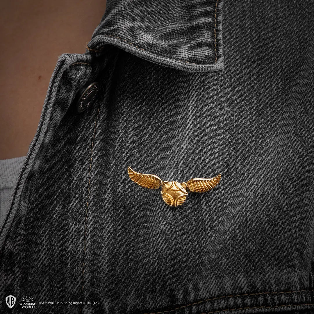 Harry Potter Pin badge Golden snitch - Olleke Wizarding Shop Amsterdam