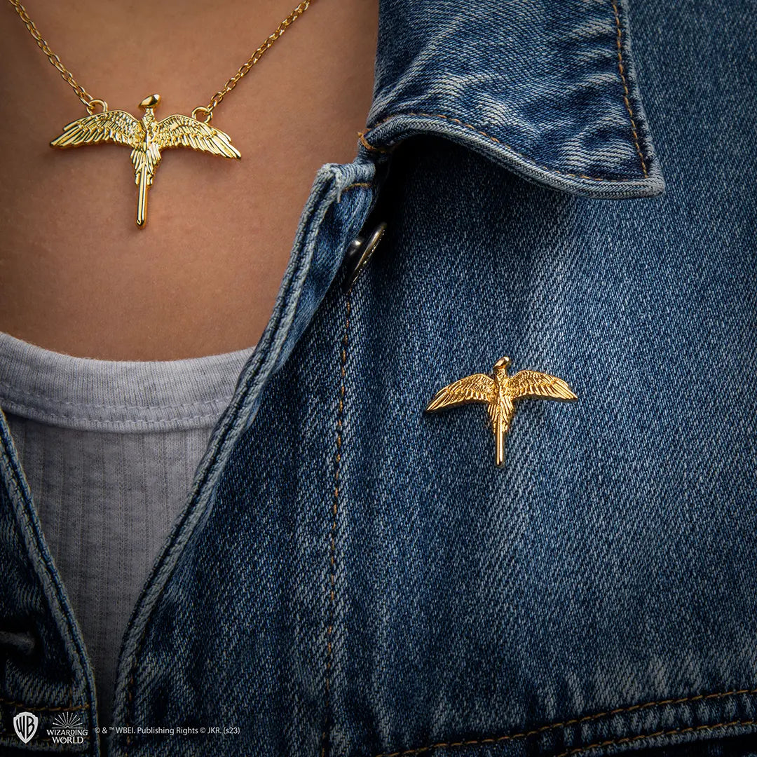 Harry Potter Pin badge Fawkes - Olleke Wizarding Shop Amsterdam