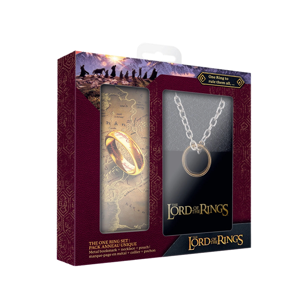 Lord of the Rings The One Ring and Metal Bookmark Set - Olleke Wizarding Shop Amsterdam