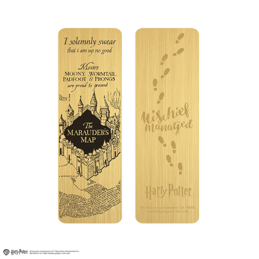 The Marauder’s Map Metal bookmark