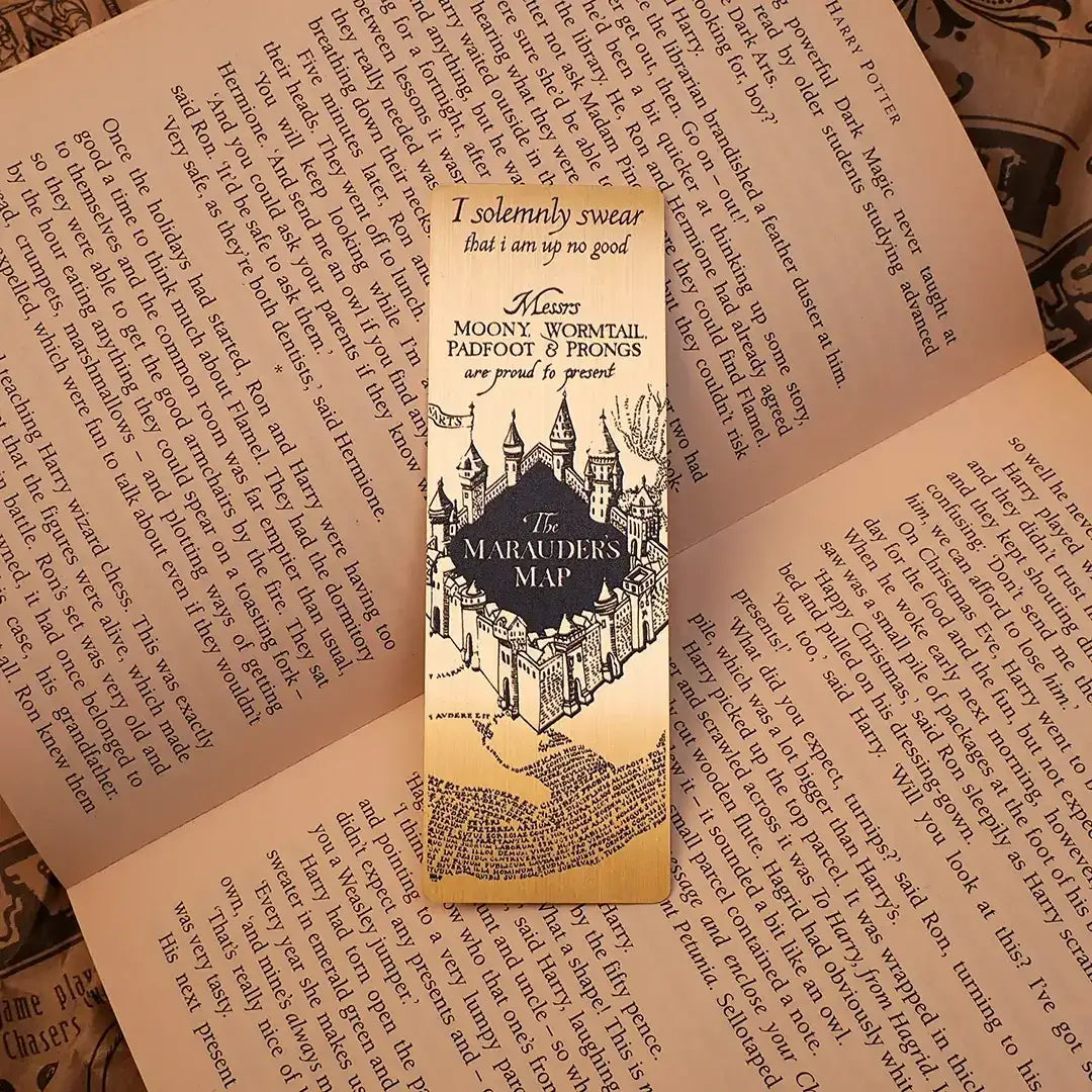 The Marauder’s Map Metal bookmark - Olleke Wizarding Shop Amsterdam