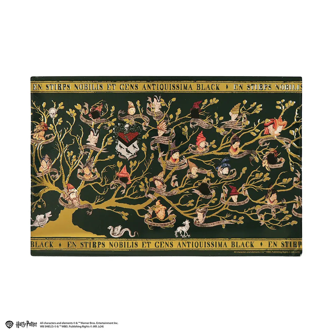 Harry Potter Aluminium plate Black Family