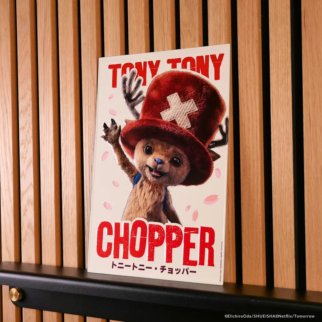 One Piece Aluminium plate - Tony Tony Chopper - Olleke Wizarding Shop Amsterdam