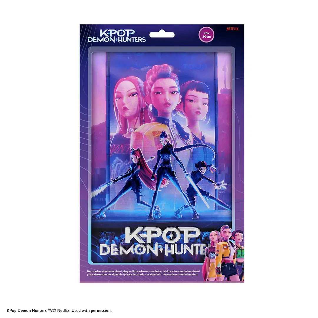 KPop Demon Hunters tin sign - Olleke Wizarding Shop Amsterdam