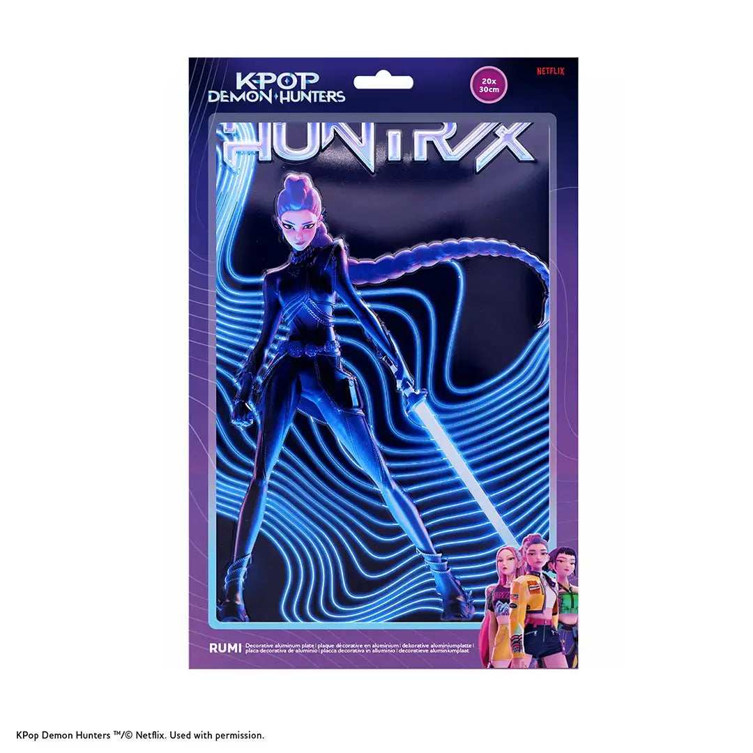 KPop Demon Hunters tin sign - Rumi - Olleke Wizarding Shop Amsterdam
