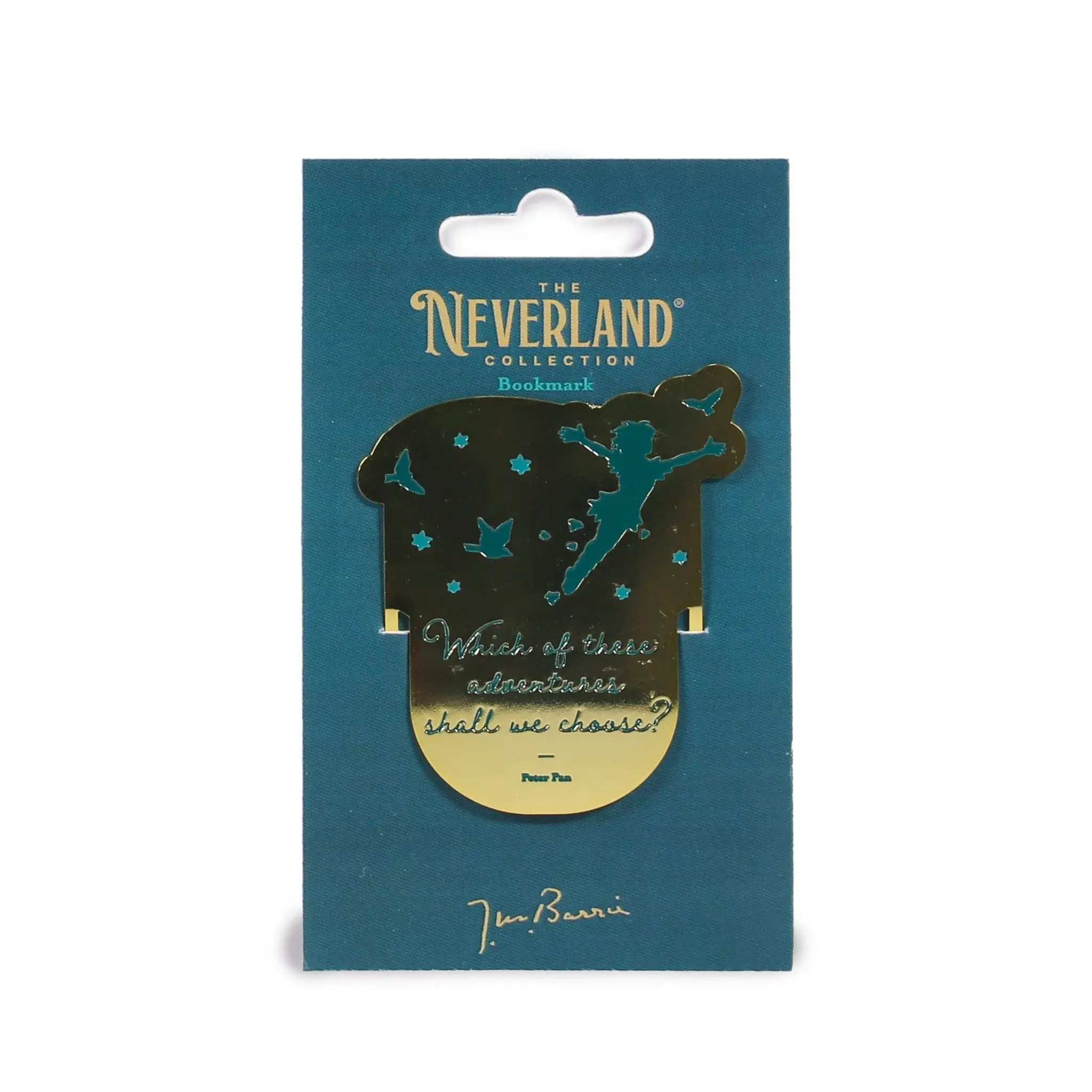 Neverland Peter Pan Metal Bookmark - Olleke Wizarding Shop Amsterdam
