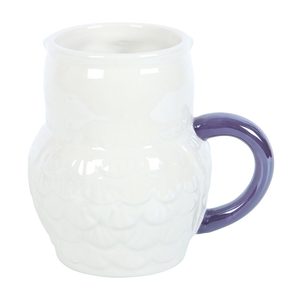Owl Shaped Iridescent Mug - Olleke Wizarding Shop Amsterdam