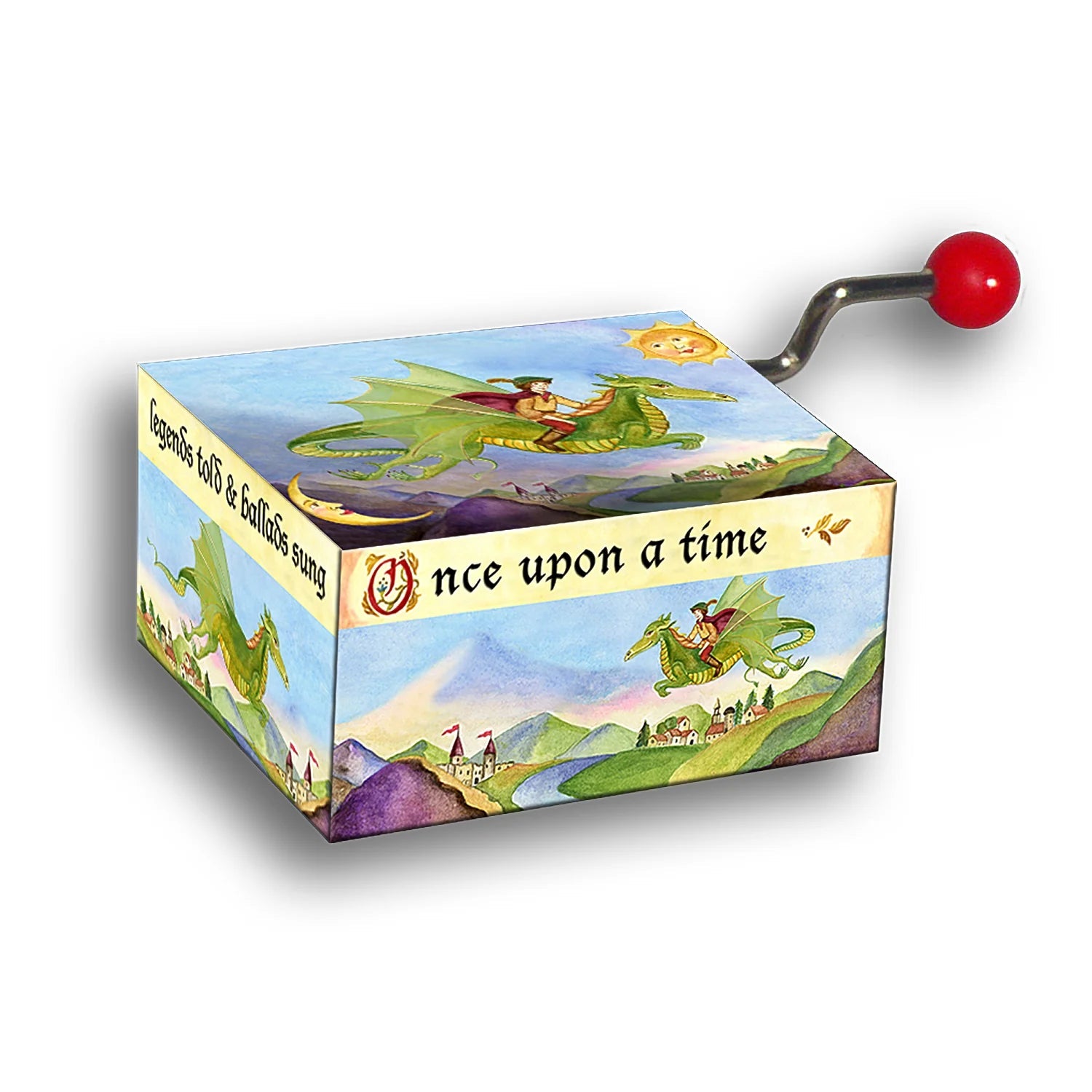 Story Book Handcrank Music Box - Olleke Wizarding Shop Amsterdam