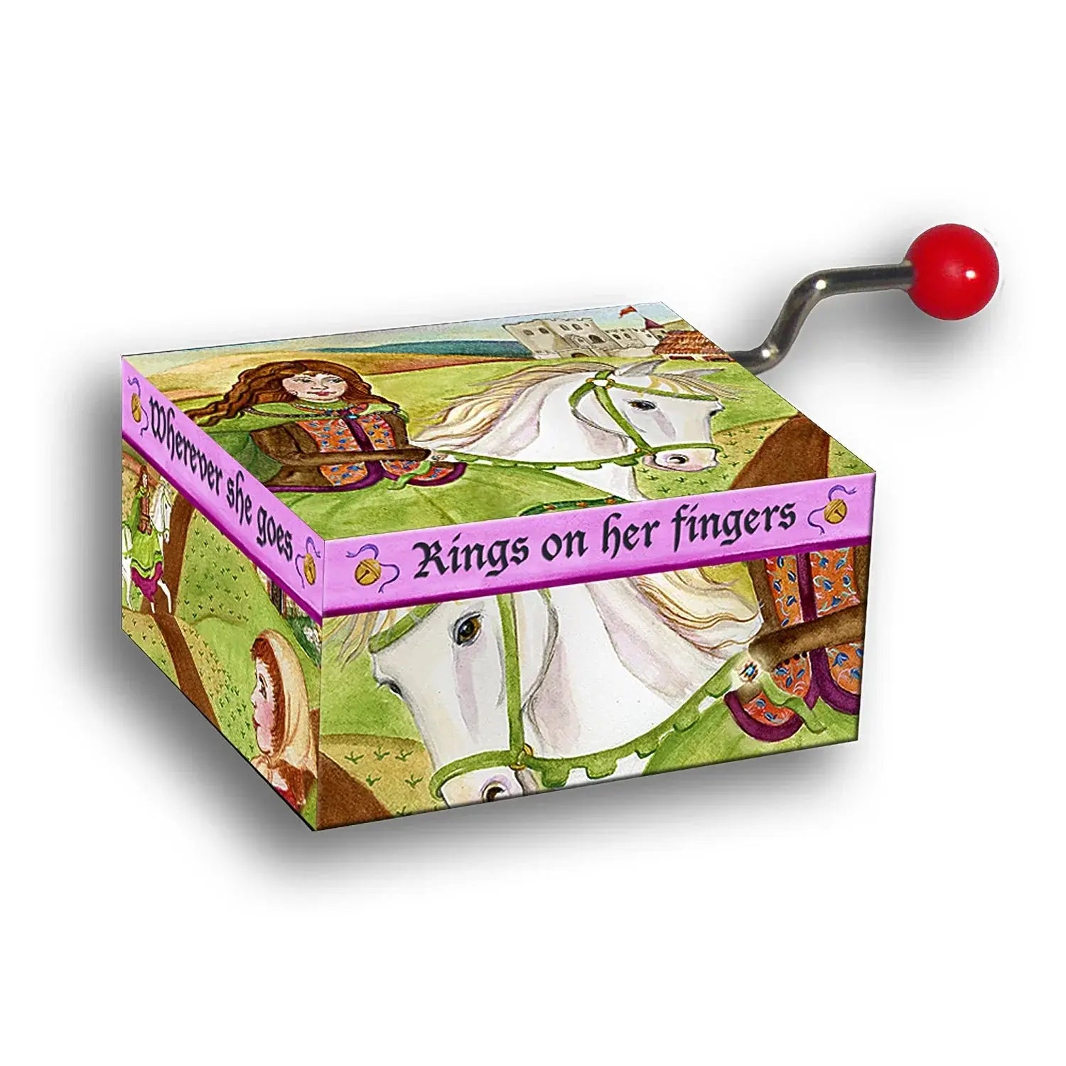 Story Book Handcrank Music Box - Olleke Wizarding Shop Amsterdam