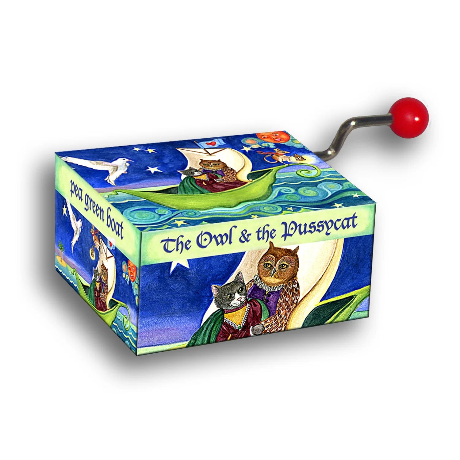 Story Book Handcrank Music Box - Olleke Wizarding Shop Amsterdam