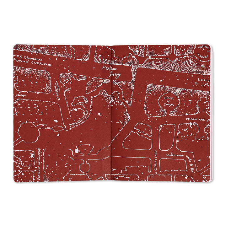 Harry Potter A5 Notebook Marauder's Map - Olleke Wizarding Shop Amsterdam