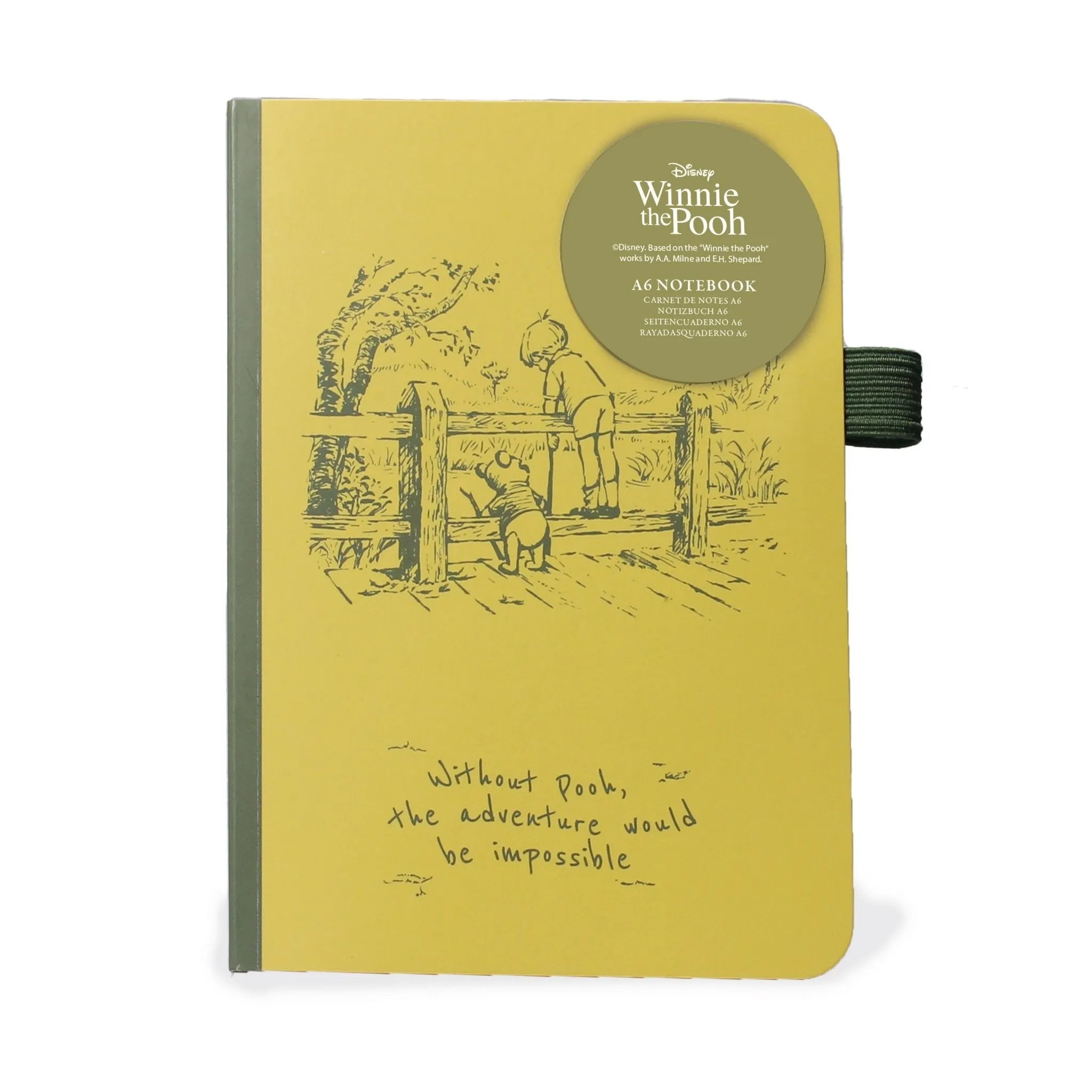 Disney Winnie the Pooh A6 Notebook - Olleke Wizarding Shop Amsterdam