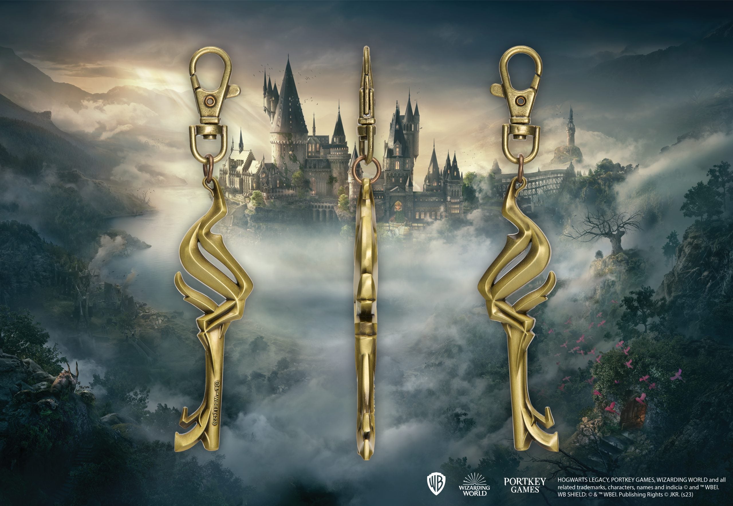 Hogwarts Legacy – Portkey Keychain - Olleke Wizarding Shop Amsterdam