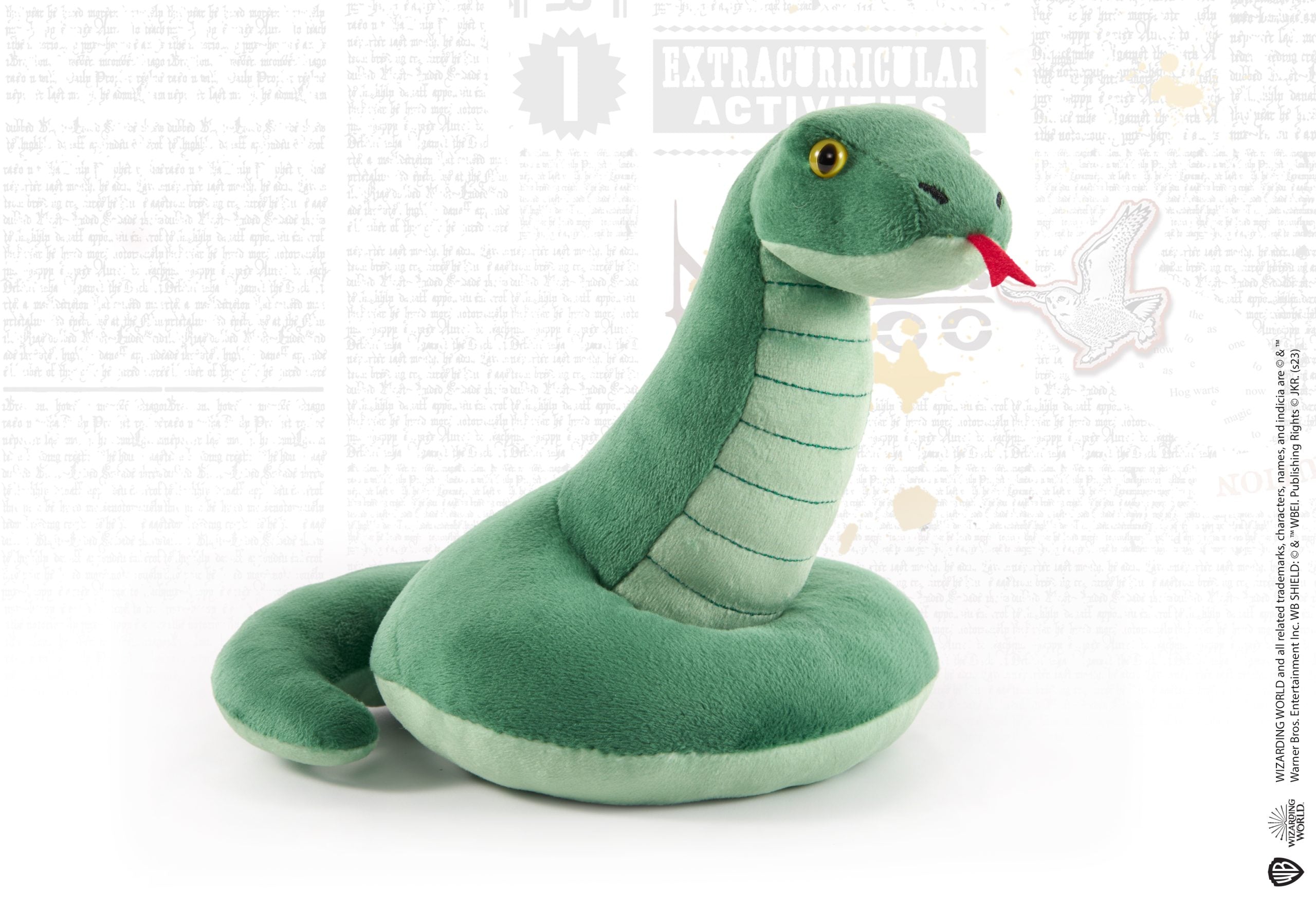 Slytherin Snake Mascot Plush - Olleke Wizarding Shop Amsterdam