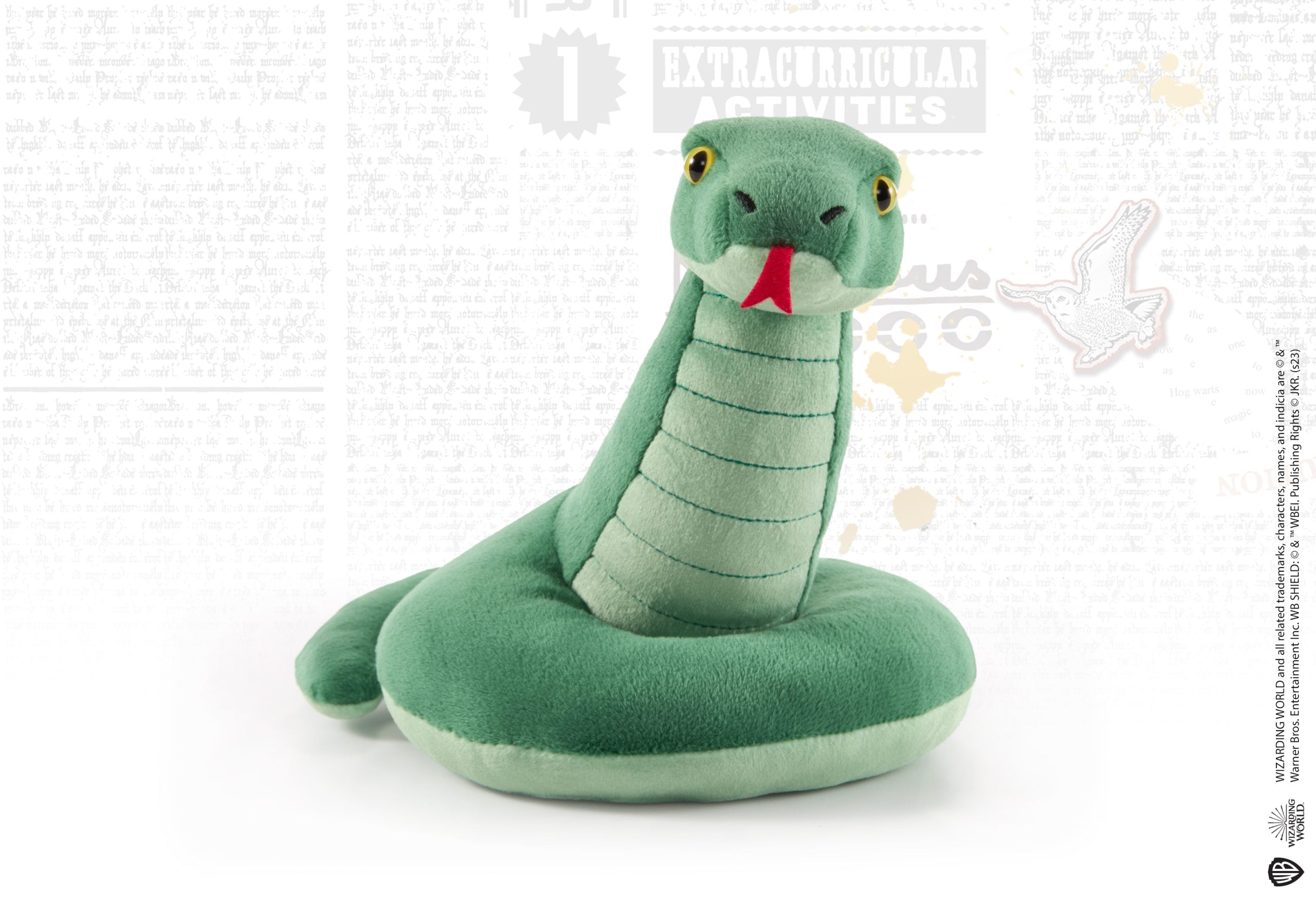Slytherin Snake Mascot Plush - Olleke Wizarding Shop Amsterdam