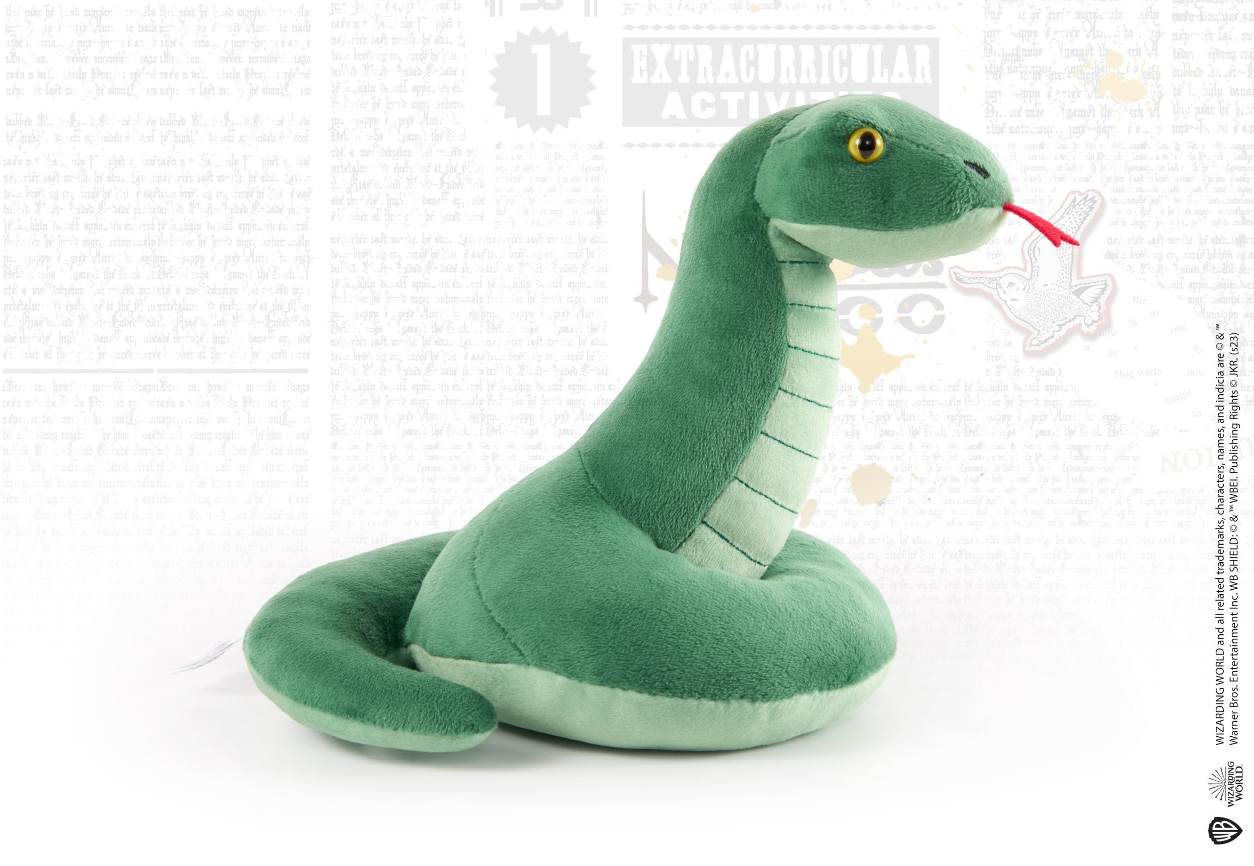Slytherin Snake Mascot Plush - Olleke Wizarding Shop Amsterdam