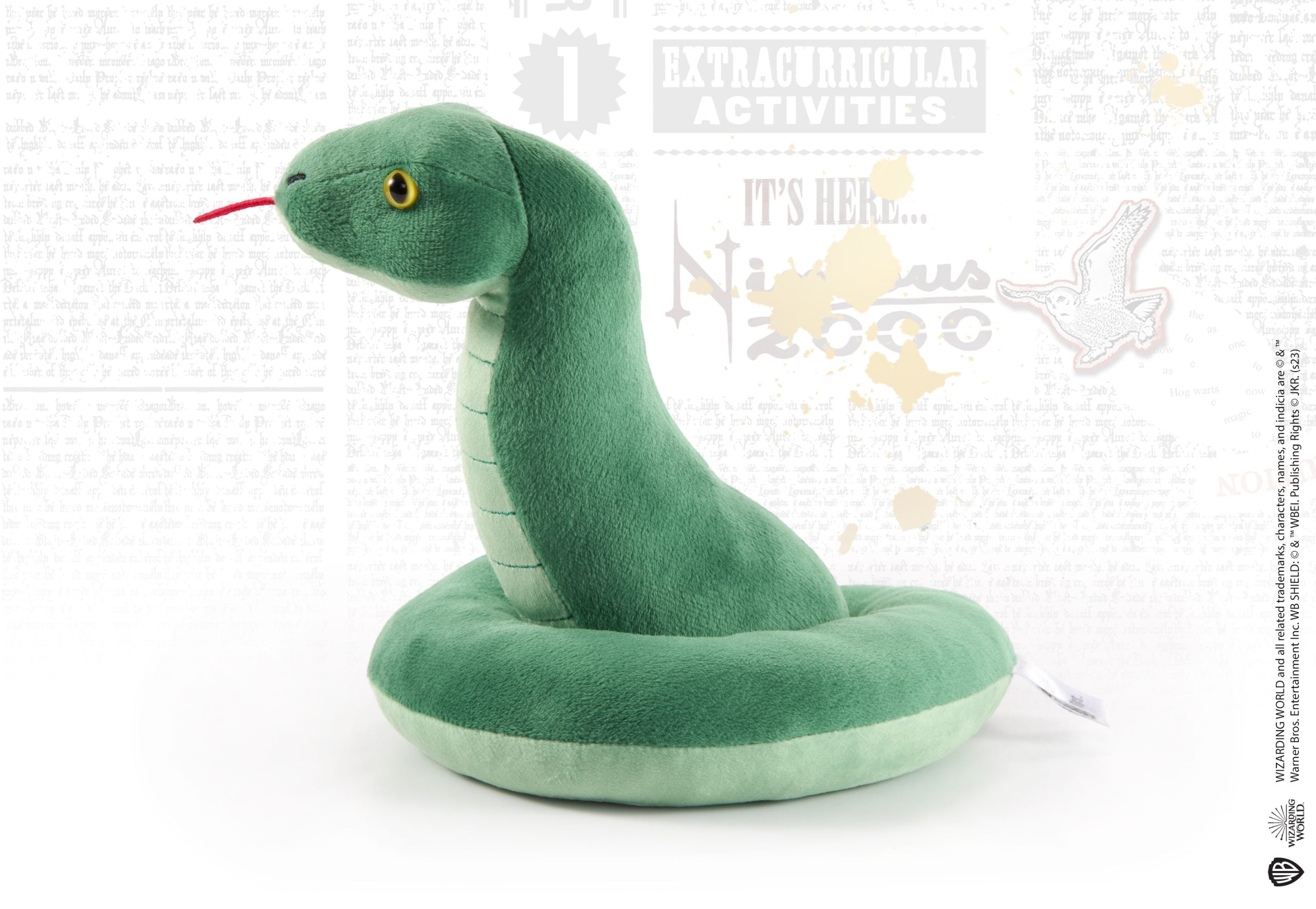 Slytherin Snake Mascot Plush - Olleke Wizarding Shop Amsterdam