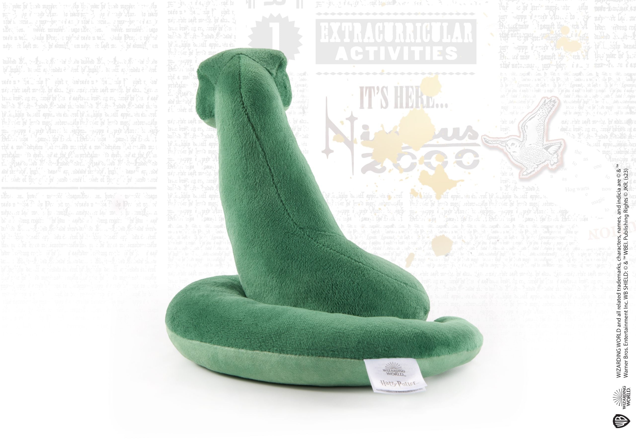 Slytherin Snake Mascot Plush - Olleke Wizarding Shop Amsterdam