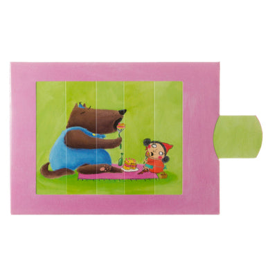 Red Riding Hood slide card - Olleke Wizarding Shop Amsterdam