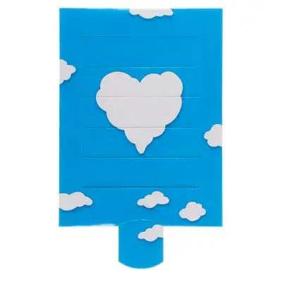 Clouds slide card - Olleke Wizarding Shop Amsterdam