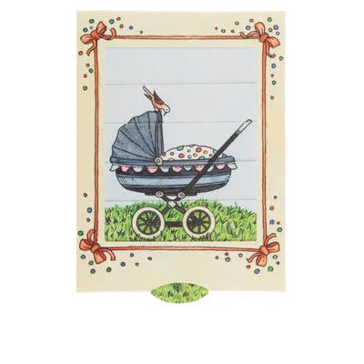 Baby pram slide card - Olleke Wizarding Shop Amsterdam