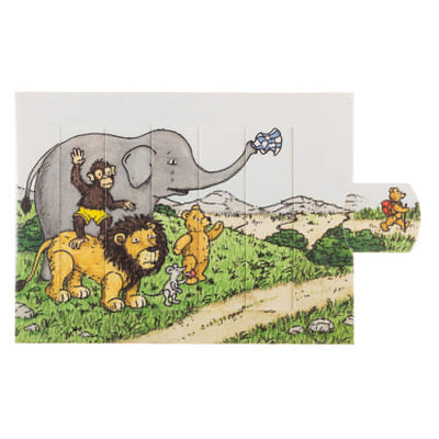 Travelling Bear slide card - Olleke Wizarding Shop Amsterdam