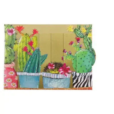Cactus Monster slide card - Olleke Wizarding Shop Amsterdam