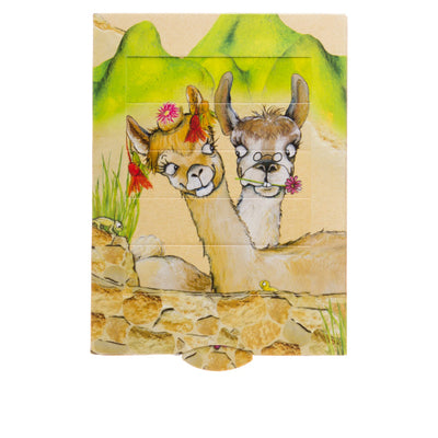 Lama Love slide card - Olleke Wizarding Shop Amsterdam