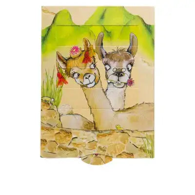 Lama Love slide card - Olleke Wizarding Shop Amsterdam