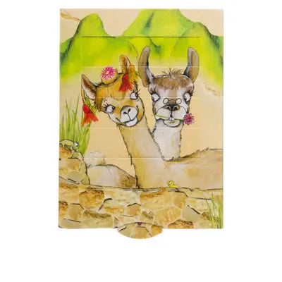 Lama Love slide card - Olleke Wizarding Shop Amsterdam